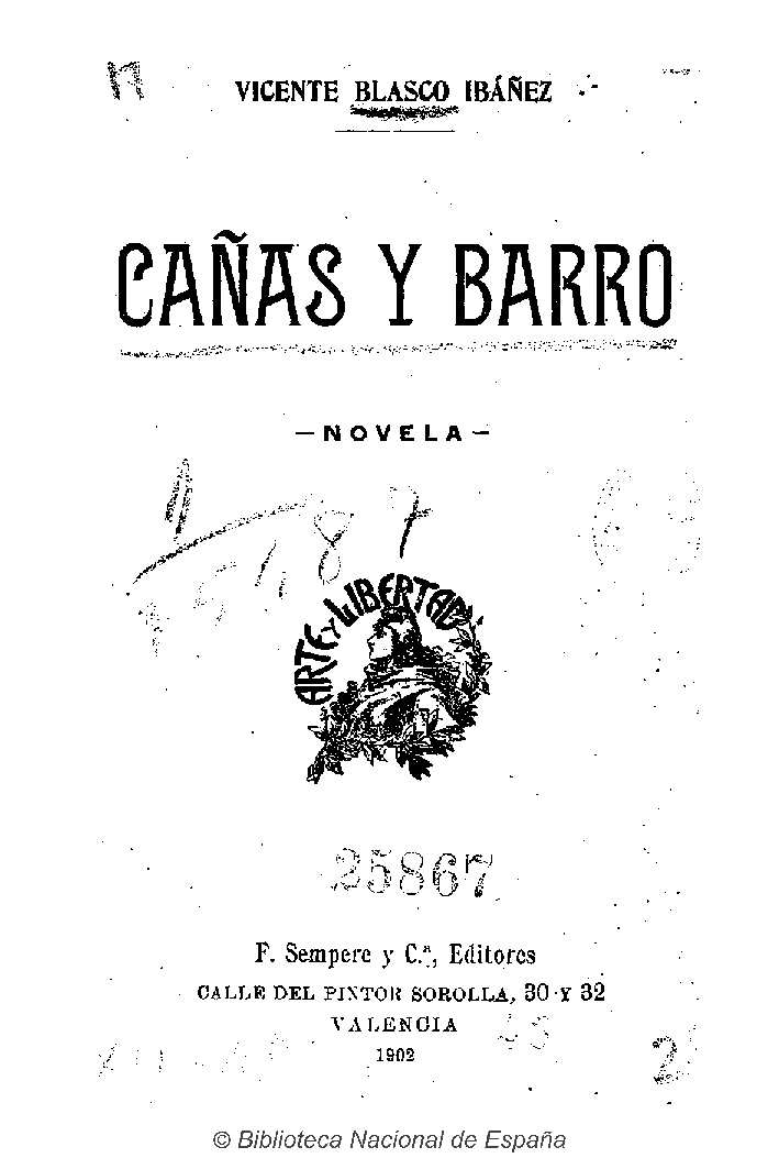 Portada de Cañas y barro